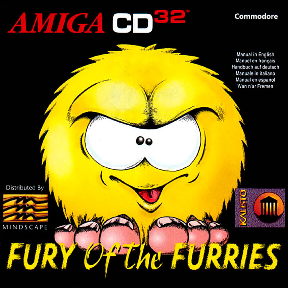 Fury Of The Furries box art for Amiga CD32